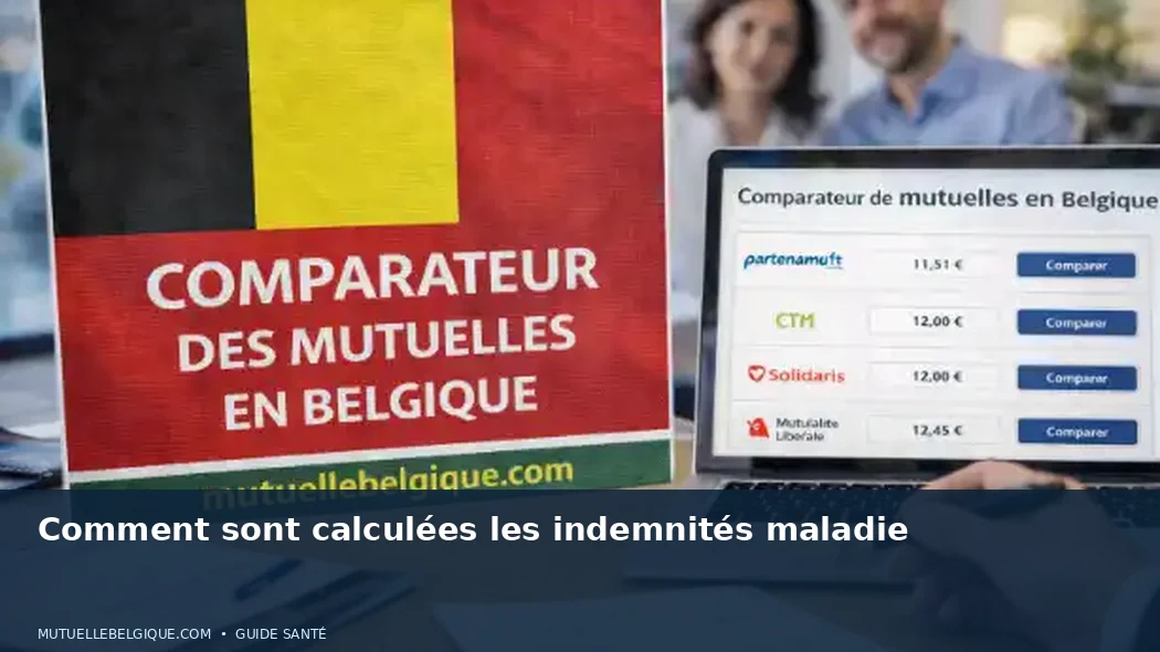 Calculatrice, certificat d’incapacité et fiche de paie posés sur un bureau
