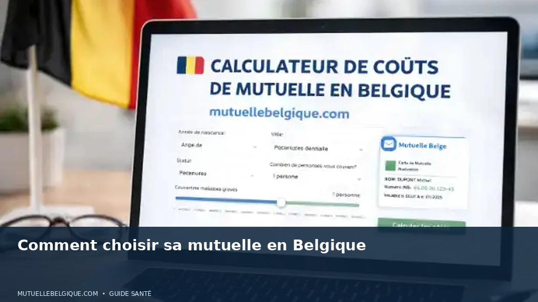 Cinq enveloppes de couleurs différentes alignées devant un guichet de mutualité