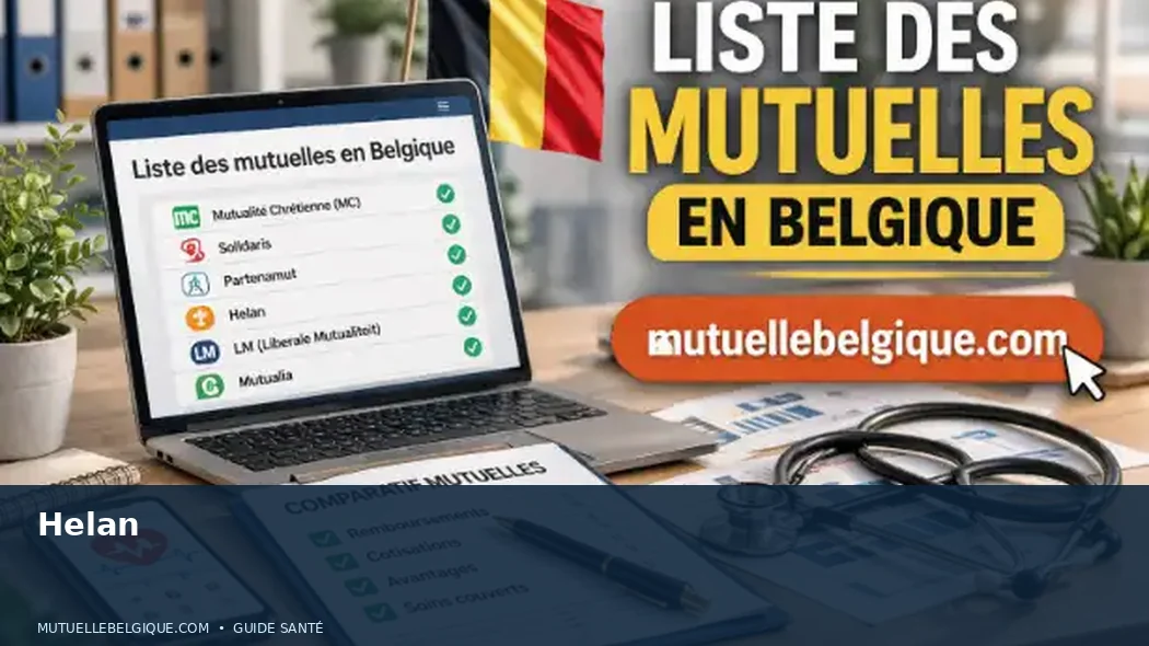 Conseillère Helan recevant un client à son bureau avec un ordinateur et des brochures