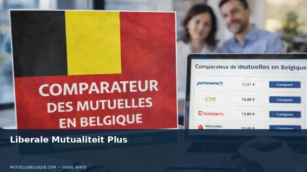 Bureau de LM Plus à Asse avec une conseillère qui explique un dossier à un couple