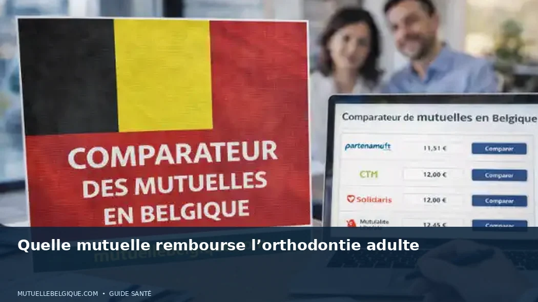 Adulte souriant avec un appareil orthodontique transparent lors d'une consultation chez l'orthodontiste