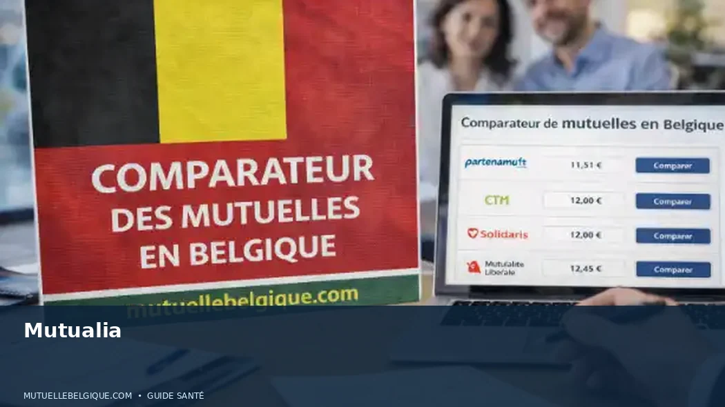 Agence Mutualia avec un conseiller qui montre l’application MyMutualia sur une tablette