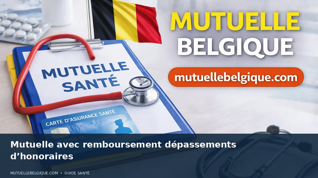 Facture médicale posée sur un bureau à côté d’une calculatrice et d’un stylo